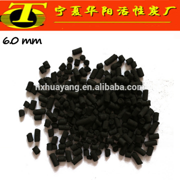 Ningxia antracita carbón activado pellet de carbono 4 mm